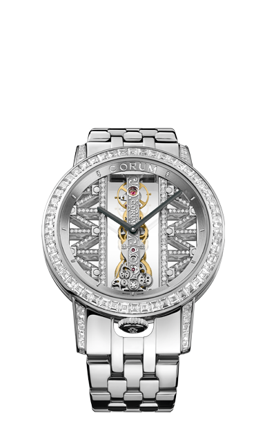 Golden Bridge 43 White Gold Baguette  Watch - B113/04470 - 113.992.69/ V790 GG69G